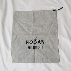 HOGAN by KARL LAGERFELD Medium Drawstring Logo Dust Bag - 13" x 15 1/2"